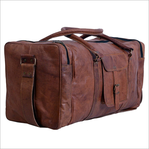 Mens Leather Travel Bag